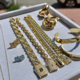 Monaco Chain Seri Yeni Sezon Model 14K Bileklik