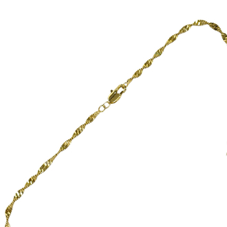 Red Star 14K Singapur Zincir Kolye