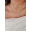 2.5mm Gold Dönmeyen Su Yolu Kolye