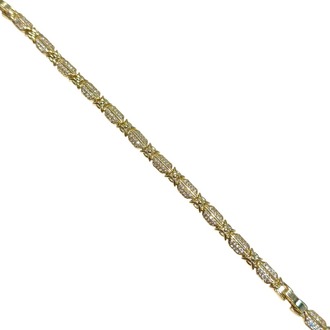 Gold Zirkon 14K Bileklik