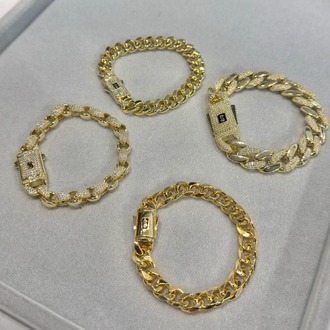 Monaco Chain Seri Yeni Sezon Model 14K Bileklik