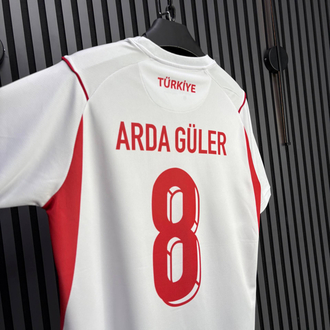  ARDA GÜLER #8 – Türkiye Milli Takım Forma (Beyaz)