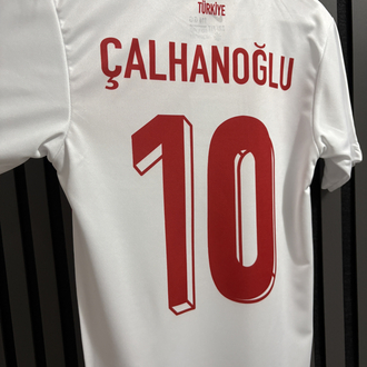 Çocuk-H.Çalhanoğlu #10 Türkiye Milli Takım Beyaz Çocuk Forma Takımı