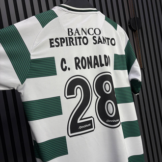Cristiano Ronaldo #28 Sporting CP Retro Forma | 2002 Debut Sezonu