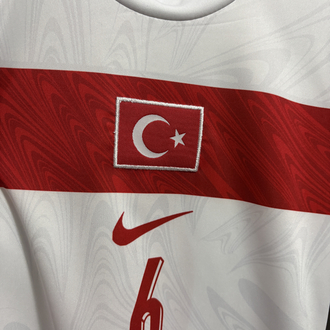 Çocuk- Orkun Kökçü#6- Türkiye Milli Takım Beyaz Çocuk Forma Takımı