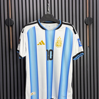 Messi #10 Arjantin 2022 Dünya Kupası Retro Forma