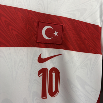 Çocuk-H.Çalhanoğlu #10 Türkiye Milli Takım Beyaz Çocuk Forma Takımı
