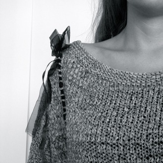 gri  zigzag oversize tunik