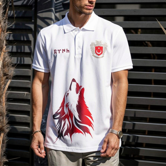 Türkiye Bozkurt Forması Polo Yaka (GÖK BÖRÜ)