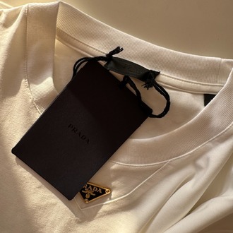 PRADA A++ Kalite Beyaz T-Shirt