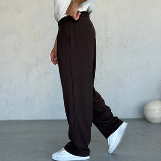 Pileli Baggy Pantolon