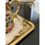 33*18 cm Gold Sunum Tepsisi