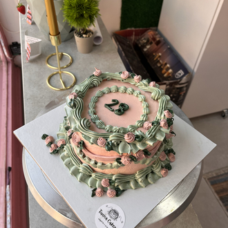 Green and Pink Vintage 