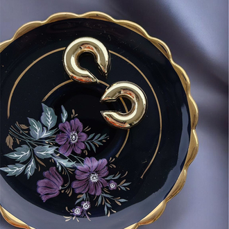 Gold tombul kıkırdak küpe
