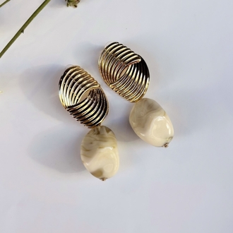 MARKA GOLD PLAKA KEMİK KÜPE