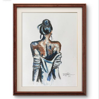 Woman in Blue