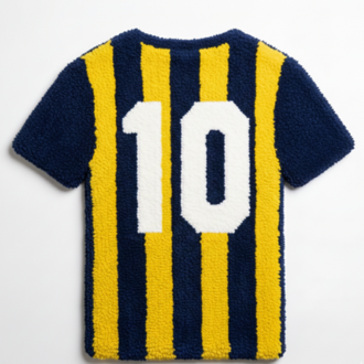 Kişiye Özel Fenerbahçe Forma Tufting Halı – İsim & Numara Özelleştirilebilir (60 cm)