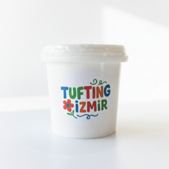 Tufting & Punch Tutkalı – Su Bazlı Şeffaf Halı Yapıştırıcısı (1 KG)