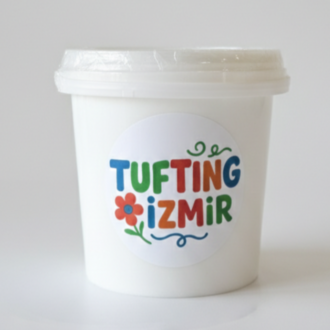 Tufting & Punch Tutkalı – Su Bazlı Şeffaf Halı Yapıştırıcısı (1 KG)