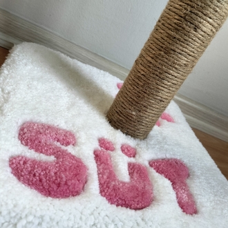 İsimli Kedi Tufting Tırmalama Tahtası