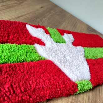 Christmas Tufting Klavye Halısı