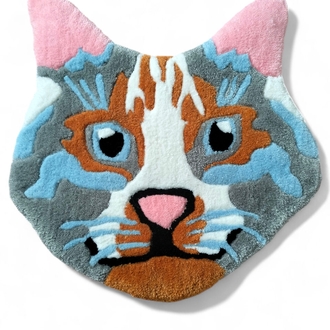 Sevimli Kedi Tufting Halı