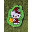Sevimli Noel Baba Hello Kitty Halısı | El Dokuma Tatil Dekoru
