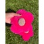 Pembe Çiçek Şeklinde Bardak Altlığı - Şık ve Şirin Tasarım