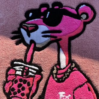 Pink panther rug