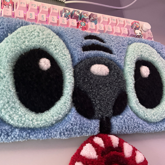 Stitch keyboard rug