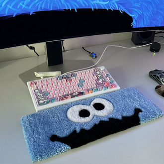 Cookie Monster Keyboard Rug
