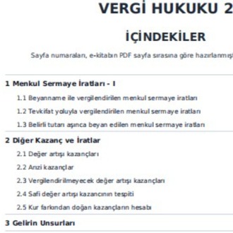 VERGİ HUKUKU 2