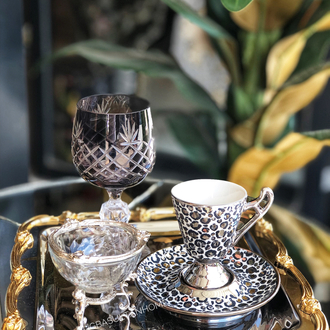 LEOPAR FİNCAN SETİ 