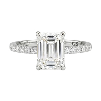1.6CT | EMERALD CUT ETERNİTY YÜZÜK