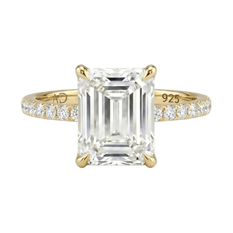 2.5CT | EMERALD CUT ETERNİTY YÜZÜK