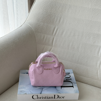 Pembe VK mini Deri askılı (zincirsizdir)