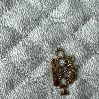 Coach Clutch Krem Çanta
