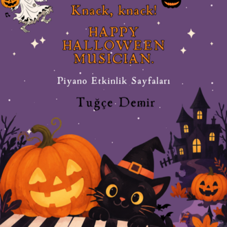 Halloween Piyano Etkinlik Sayfaları