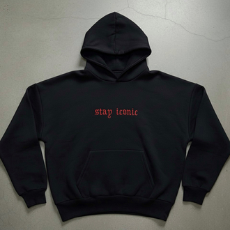 “STAY ICONIC” HOODIE