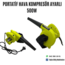 PORTATİF HAVA KOMPRESÖRÜ 500W