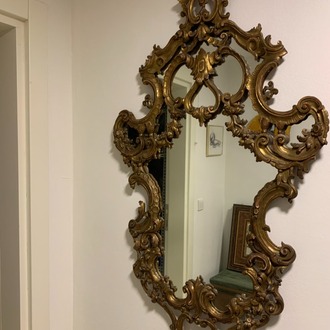 El Oyma Masif Ahşap Üzeri Altın Doreli 140 Cm Uzunluğunda Muhteşem Güzellikte