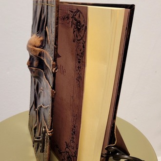 3 Boyutlu Deri Defter Sessiz Çığlık Ap-002
