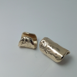 Organik Dokulu Deliksiz Kıkırdak Küpesi (Ear Cuff) – Tasarım & Kişiye Özel El Yapımı
