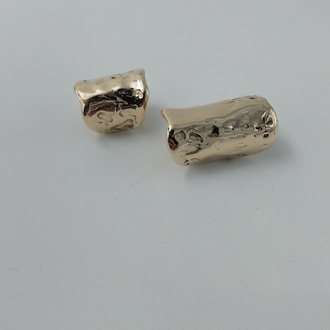 Organik Dokulu Deliksiz Kıkırdak Küpesi (Ear Cuff) – Tasarım & Kişiye Özel El Yapımı