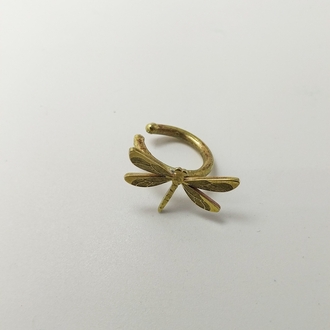 Yusufçuk Böceği Ear Cuff Kıkırdak Küpesi