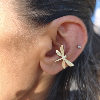 Yusufçuk Böceği Ear Cuff Kıkırdak Küpesi