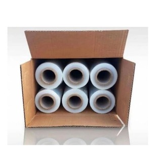 Palet Streç Film 17 Mikron 50 cm x 200 mt 6'lı 1 Koli