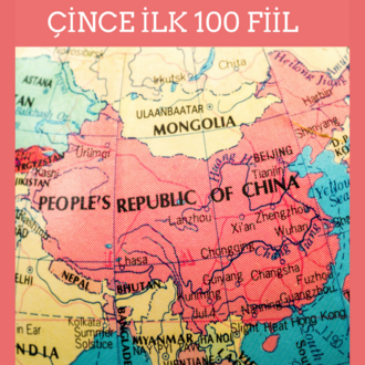 Çince ilk 100 Fiil A1-B1 Seviye + 10 Hikaye ve Sözlük (41SF)