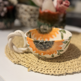 Ayçiçeği mug kupa
