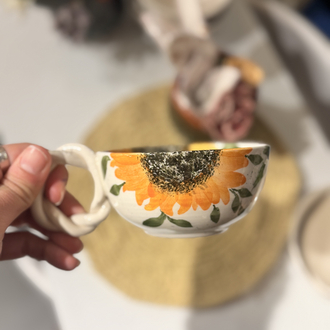 Ayçiçeği mug kupa